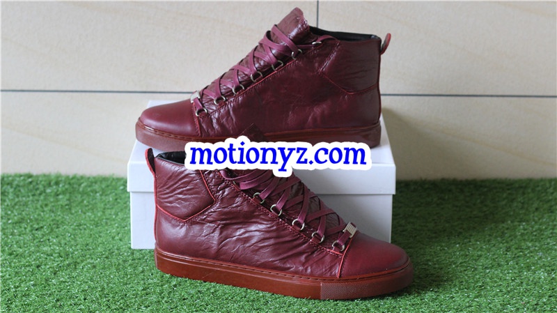 Balenciaga Arena Leather Red Wine